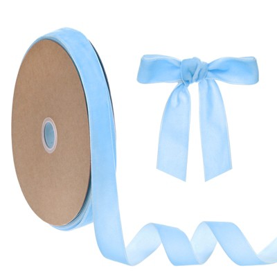 Unique Bargains Velvet Single Side Christmas Vintage Ribbon 1 Pc