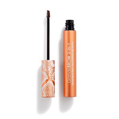 Grande Cosmetics 2-in-1 Tinted Brow Gel and Brow Enhancing Serum - 0.12 fl oz - Ulta Beauty