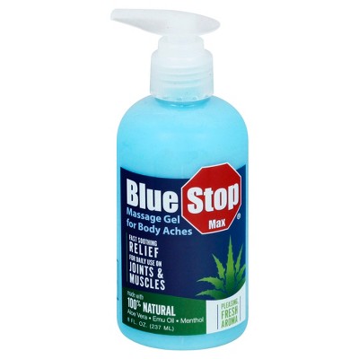 Blue Stop Max Triple Action Fresh Scent Relief for Joints + Muscles 8 fl oz