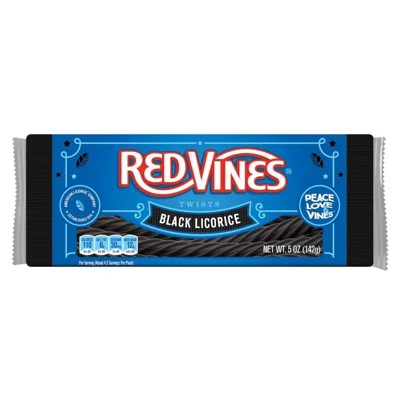 Red Vines Black Licorice Candy Twists, 5 oz.