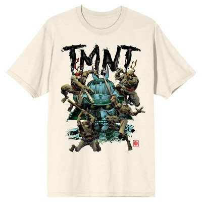 World Of TMNT Ninja Turtles Fight Crew Neck Short Sleeve Men's T-shirt