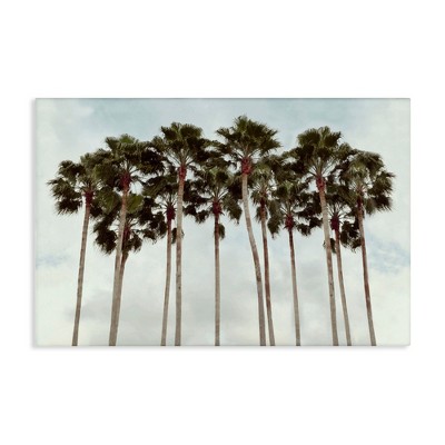Stupell Industries Surfs Up Beach Palms Canvas Art