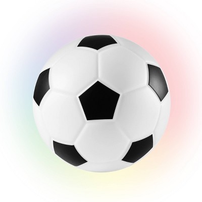 Globe Electric Rechargeable Squish Soccer Ball Night Light Tap to Change Color