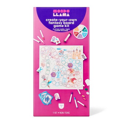 Create-Your-Own Board Game Craft Kit - Mondo Llama™