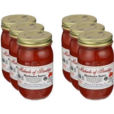 Michaels of Brooklyn Pasta Sauce Marinara - Case of 6 - 16 oz