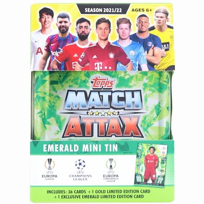 Topps 2021/22 Topps UEFA Champions League Attax Mini Tin | 36 Cards + Emerald