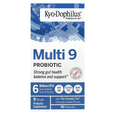 Kyolic Kyo-Dophilus®, Multi 9 Probiotic, 6 Billion CFU, 90 Capsules