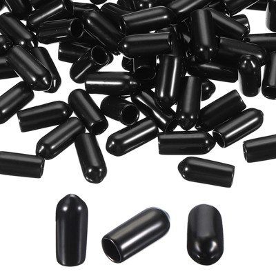 Unique Bargains Multipurpose Flexible Pegboard Hook Protector Rubber End Caps