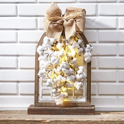The Lakeside Collection Country Cotton Boll Decor