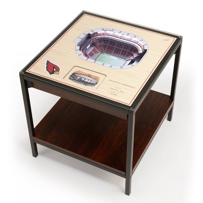 NFL Arizona Cardinals 25-Layer StadiumViews Lighted End Table