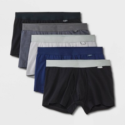 Men's Trunks 5pk - Goodfellow & Co™ Gray/Blue/Black