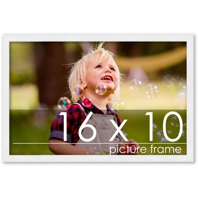 PosterPalooza | 16x10 Wood Frame with UV Acrylic, 6 Finishes: Black, White, Bronze, Silver, Wood, Mahogany