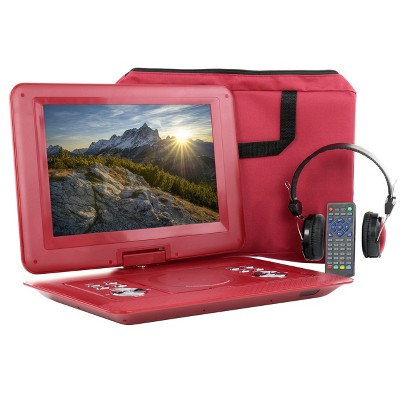 beFree Sound 14.1" Portable DVD Player - Manufacturer Refurbished, Swivel Screen, USB/SD/AV Inputs