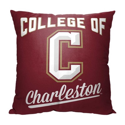 NCAA College of Charleston Cougars Alumni Throw Pillow 18x18 Inches