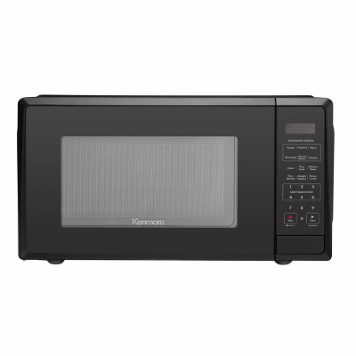 Kenmore 1.1 cu ft Microwave - Black: Countertop Oven, 1000W, Child Lock, 6 Programs, 1 Year Warranty