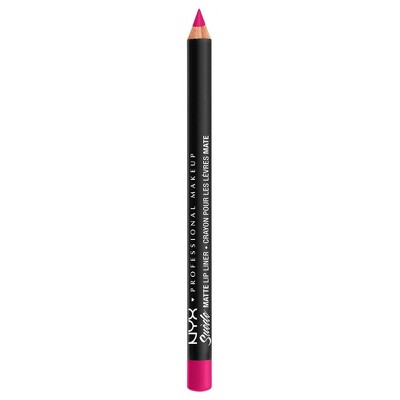 NYX Professional Makeup Suede Matte Velvet Smooth Lip Liner - Vegan Formula - 0.035oz