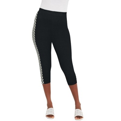Jessica London Everyday Stretch Cotton Capri Legging