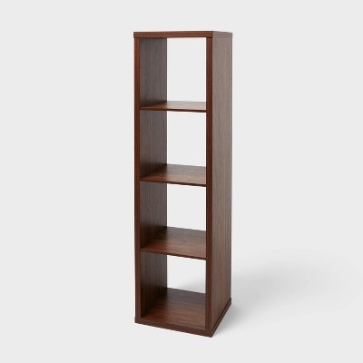 13" 4 Cube Vertical Walnut - Brightroom™