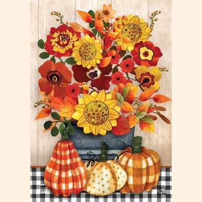Briarwood Lane Fall Garden Flag 12x18 For Outdoor Autumn Bouquet For Fall Garden Flag Flags For Outside