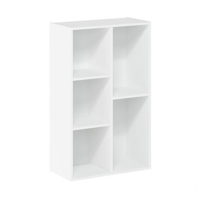 Furinno 5-Cube Reversible Open Storage Bookcase Toy Storage Cabinet Organizer
