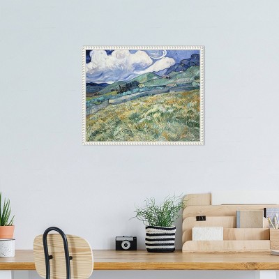 Amanti Art Van Gogh Landscapes with Clouds II by Vincent van Gogh Framed Wall Art Print