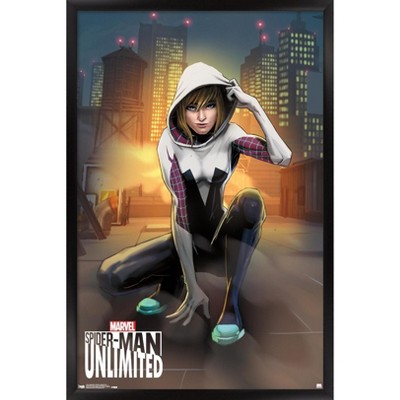 Trends International Marvel Comics Video Game-Spiderman-Gwen Framed Wall Poster Prints
