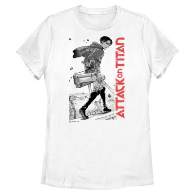 Womens Attack on Titan Levi Ackerman Full Shot T Shirt