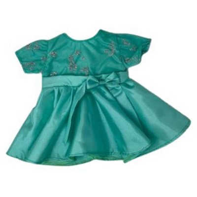 Doll Clothes Superstore Mint Green Party Dress Fits 15-16 Inch Baby Dolls