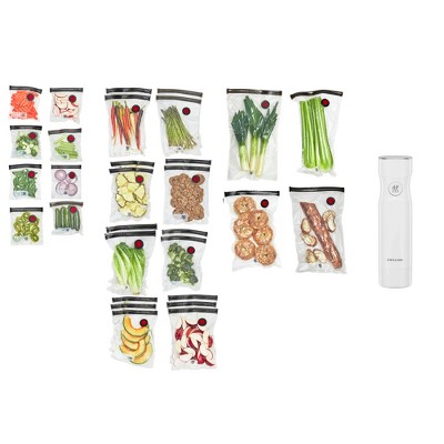 ZWILLING Fresh & Save Vacuum Sealer and Bags, Airtight Food Storage Container