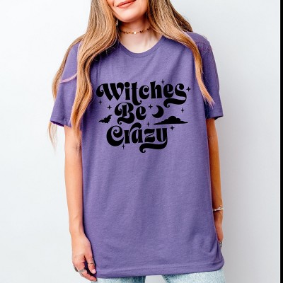 Simply Sage Market Witches Be Crazy Moon Short Sleeve Tee