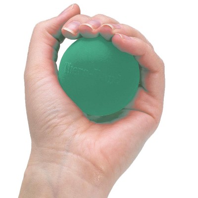 THERABAND Hand Exerciser, Medium Stress Ball, Green, 1 Pack