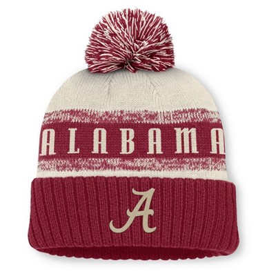 NCAA Alabama Crimson Tide Cuffed Pom Beanie