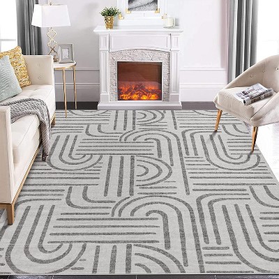 Coucheta Runner Rug , Non-Slip Washable Hallway Carpet, Modern Kitchen Runner for Bedroom Entryway Bathroom, Multiple Sizes and Colors