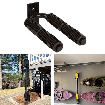 Kayak Paddle Storage Rack Wall-mount Paddle Holder Organizer Paddle Accessorie For Dock Shed Indoor Garage