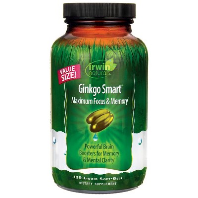 Irwin Naturals Ginkgo Smart Maximum Focus & Memory - VALUE SIZE.