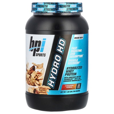 BPI Sports Hydro HD™, Hydrolyzed Whey Protein, Cinnamon Cereal, 1.62 lbs (736 g)