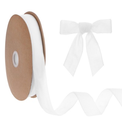 Unique Bargains Velvet Single Side Christmas Vintage Ribbon 1 Pc