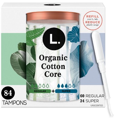 L . SIOC Tampons - Regular/Super - 84ct