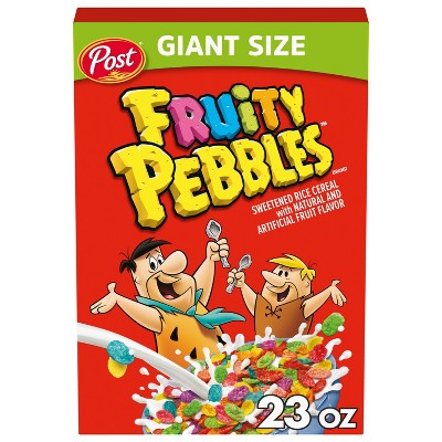 Post Fruity Pebbles Breakfast Cereal - 23oz