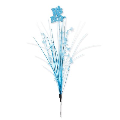 Beistle Glittered Blue "It's A Boy" Metallic Star Spray, 23", (6/Pkg) Multicolored
