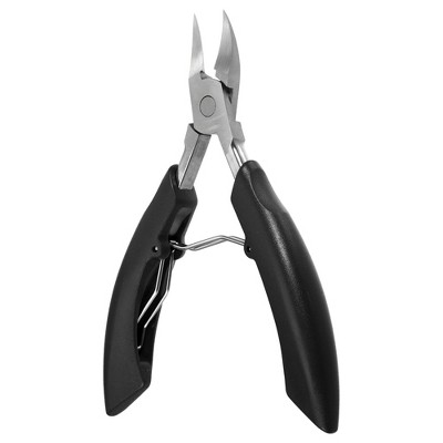 Unique Bargains Stainless Steel Toe Nail Clippers 5.12"x3.15" 1 Pc with 1 Protective Case