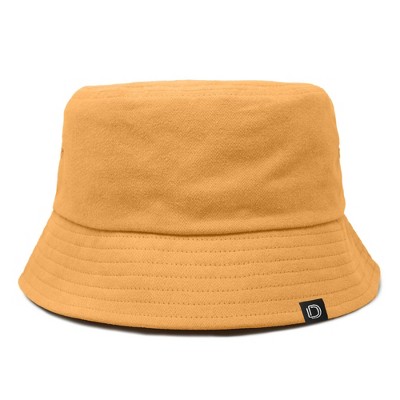 DALIX Solid 100% Cotton Unisex Outdoor Summer Bucket Hat in
