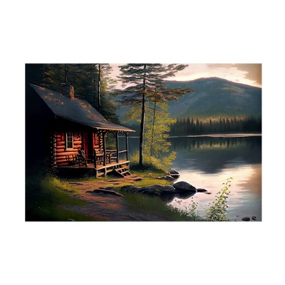 Sasha 'Cabin II' Canvas Art