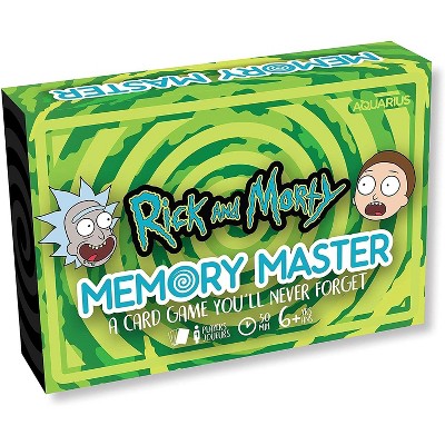 Aquarius Puzzles Rick and Morty Memory Master Game | 4 Players