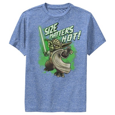 Boy's Star Wars: The Clone Wars Yoda Size Matters Not Performance Tee
