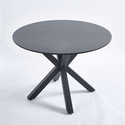 XINGHANZHENXUAN Coffee Table, Mid-century Dining Table With Round MDF Table Top, End Table Leisure Coffee Table