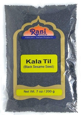 Rani Brand Authentic Indian Foods - Sesame Seeds Whole Black, Raw (Kala Till)