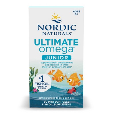 Nordic Naturals Ultimate Omega Junior Softgels - Strawberry - 90ct