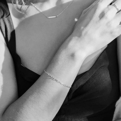 Olivia Oval Chain Bracelet in Gold, Rose Gold, Silver - Honeycat