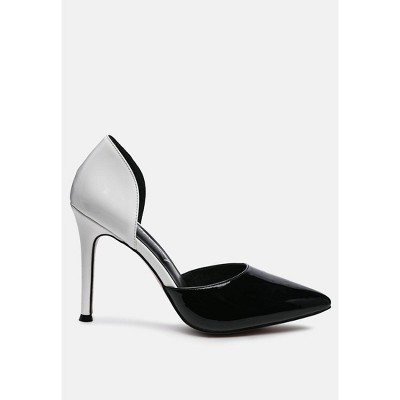 Candy Cane Patent Faux Leather High Heel Pumps Women